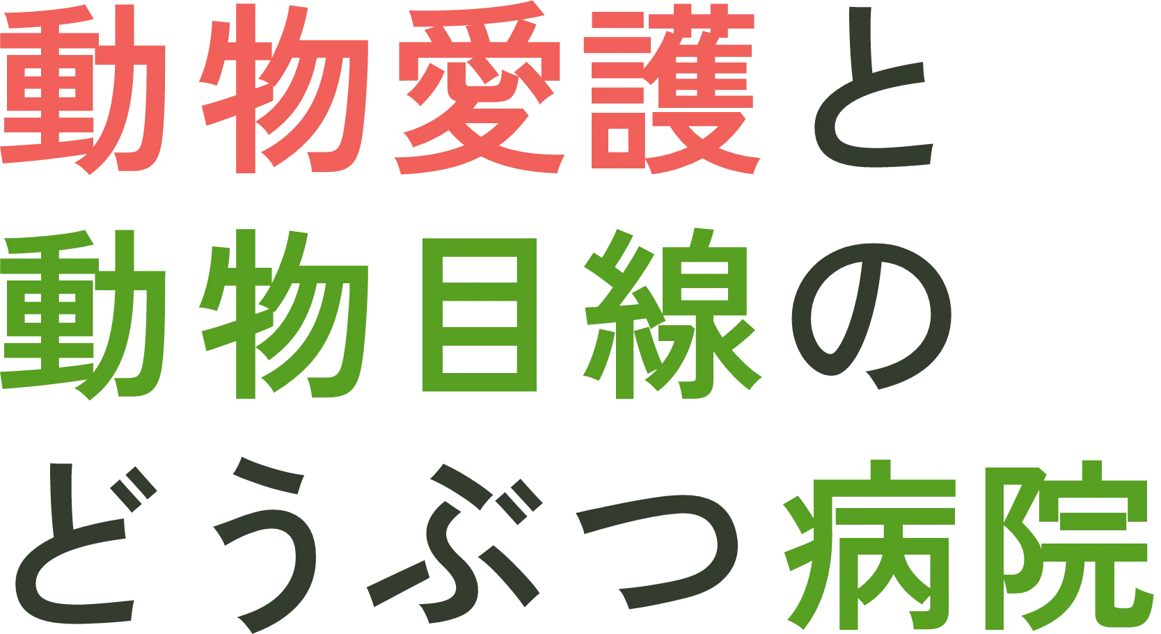 動物愛護と動物目線のどうぶつ病院